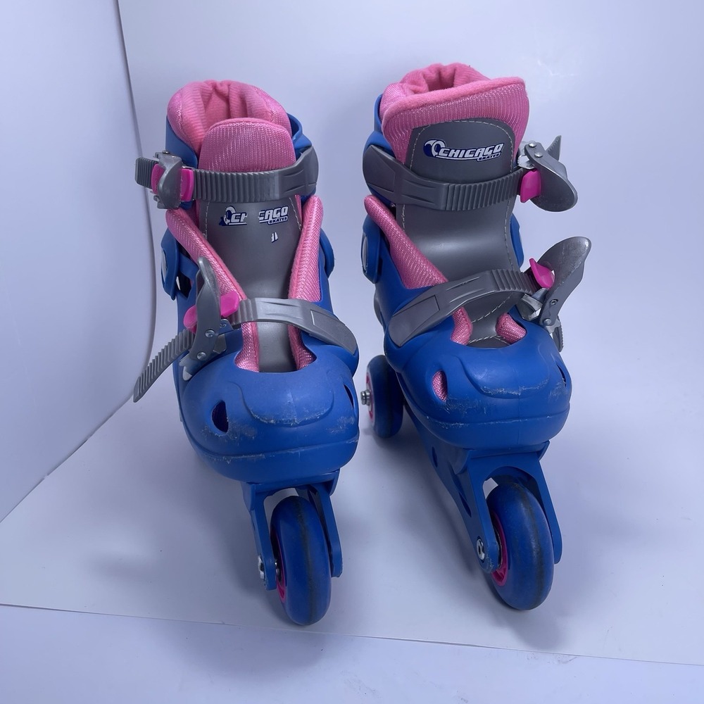 Chicago Youth Inline‎ Pink/blue Skates Size 10-13